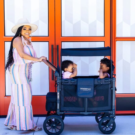 W2 Luxe 2-seater stroller wagon